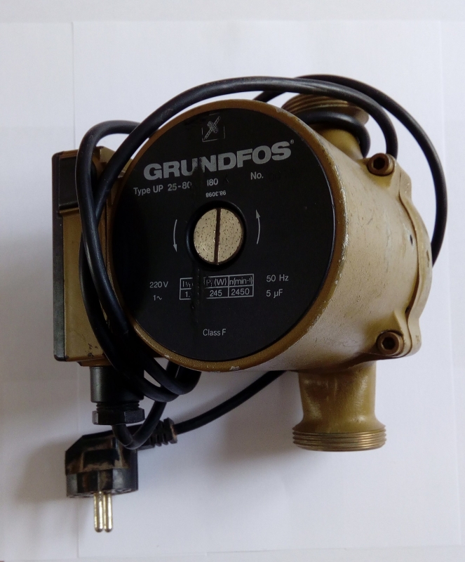 Drinkwaterpomp Grundfos UP 25-80 B  180mm