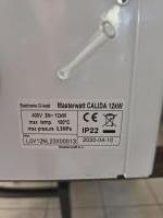Elektrische solo cv-ketel Masterwatt Calida 12KW