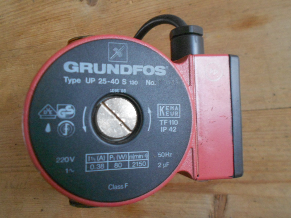 Pomp Grundfos UP 25-40 S 130mm